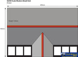 MET PO361 Metcalfe (Card Kit) Modern Retail Unit OO Scale Structures