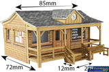 MET PO410 Metcalfe (Card Kit) Wooden Pavilion OO Scale Structures