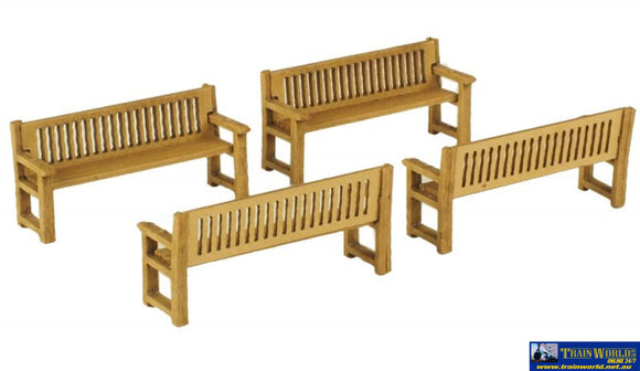 Met-Po503 Metcalfe (Laser Kit) -Mini Kits- Park Benches (4) Oo-Scale Structures