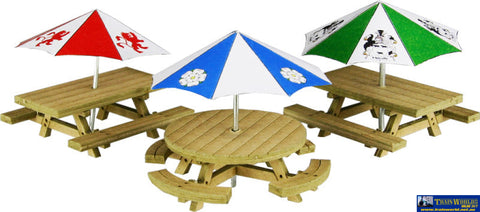 Met-Po510 Metcalfe (Laser Kit) -Mini Kits- Picnic Tables Oo-Scale Structures