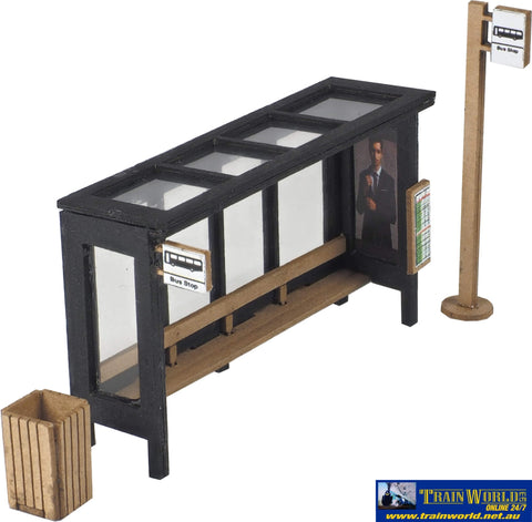 MET PO525 Metcalfe (Laser Cut Kit) Bus Shelter OO Scale Structures