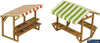 Met-Po530 Metcalfe (Laser Kit) -Mini Kits- Market Stalls Oo-Scale Structures