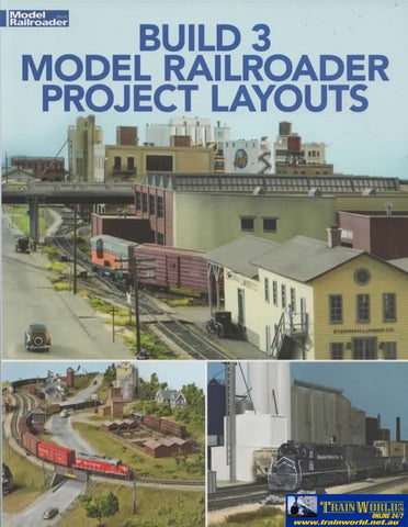 Model Railroader Books: Build 3 Project Layouts (Kal-12821) Reference