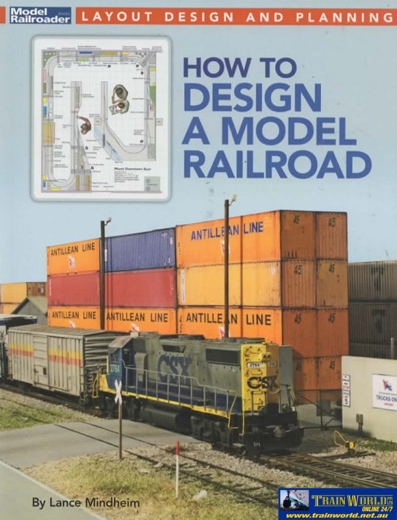 Model Railroader Books: Layout Design & Planning How To A Railroad (Kal-12827) Reference