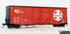 MOL-46070 Moloco ACF Bx-154 50’ Ext. Post Boxcar ’Hi-Cube Non-Waffle 8 + 8 Plug-Door’ ATSF #46070 *Delivery 4-72*