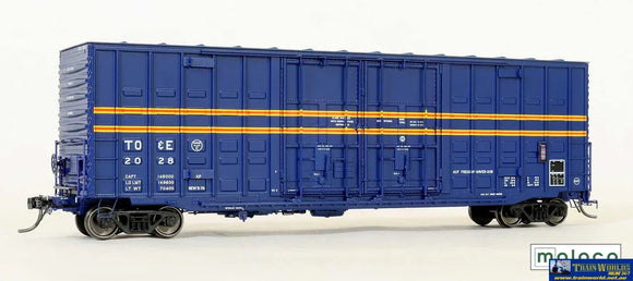 MOL-6000809 Moloco TO&E ACF 50’ Boxcar ’Hi-Cube External Post Waffle 8 + 8 Plug-Doors #2028 *Delivery 5-74* HO-Scale
