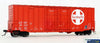 MOL-6001201 Moloco ATSF Bx-163 ACF 50’ Boxcar ’Hi-Cube External Post Non-Waffle 8 + 8 Plug-Doors #46143 *Red Repaint