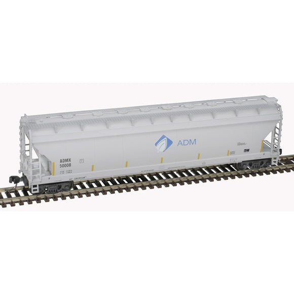 ATL-50006070 PRESSUREAIDE COVERED HOPPER ADM [LEAF] #50008 N Scale