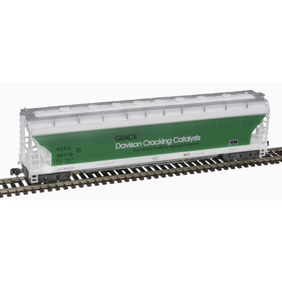 ATL-50006076 PRESSUREAIDE COVERED HOPPER GRACE DAVISON #59771 N Scale