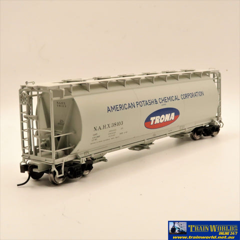 Npc-1008 Used Goods Atlas Acf 3 Bay Hopper Trona #38103 Ho Scale Rolling Stock