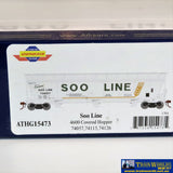 Npc-103 Used Goods Athearn Genesis 4600 Covered Hopper Soo Line 15473 Ho Scale Rolling Stock