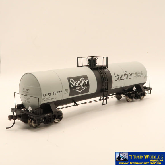 Npc-1032 Used Goods Atlas 17360 Gal Tank Car Stauffer #85277 Ho Scale Rolling Stock