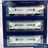 Npc-104 Used Goods Athearn Genesis 4600 Covered Hopper Soo Line 15473/2 Ho Scale Rolling Stock