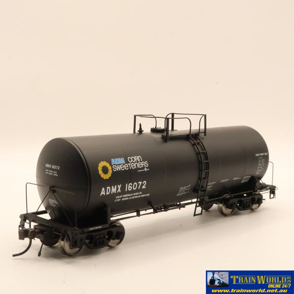 Npc-1071 Used Goods Atlas 17.6K Gallon Tank Car Adm Corn Sweeteners #16072 Ho Scale Rolling Stock