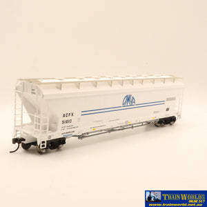 Npc-1082 Used Goods Atlas Acf Pressureaide Hopper Omya #51610 Ho Scale Rolling Stock