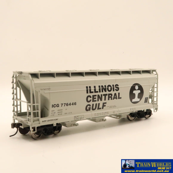 Npc-1096 Used Goods Atlas Acf 3560 Covered Hopper Illinois Central Gulf #776446 Ho Scale Rolling