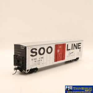 Npc-1103 Used Goods Fox Valley 50’ Boxcar Soo Line #18486 Ho Scale Rolling Stock