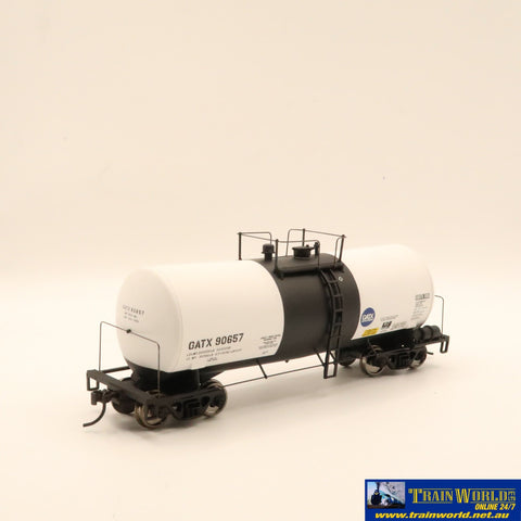 Npc-1106 Used Goods Walthers Utlx 16K Gallon Tank Car Gatx Caustic Soda #90657 Ho Scale Rolling