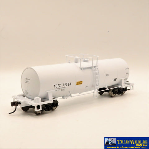 Npc-1132 Used Goods Atlas Acf Kaolin Tank Car Acfx #72084 Ho Scale Rolling Stock