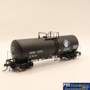 Npc-1139 Used Goods Atlas 17 600 Gal Tank Car Adm #16724 Ho Scale Rolling Stock