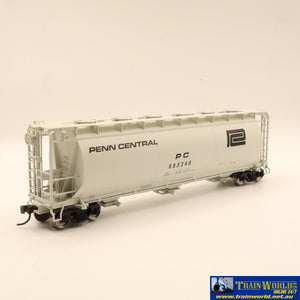 Npc-1153 Used Goods Atlas Acf 4560 3 Bay Cylindrical Hopper Penn Central #885248 Ho Scale Rolling