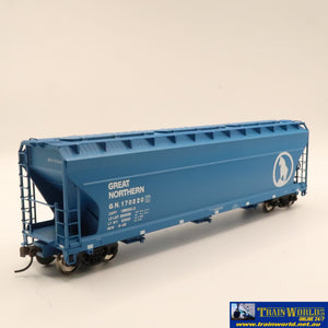 Npc-1154 Used Goods Atlas Acf 4560 3 Bay Cylindrical Hopper Great Northern #170220 Ho Scale Rolling