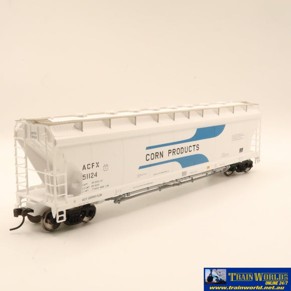 Npc-1156 Used Goods Atlas Pressuraide Centerflow Hopper Corn Products #51124 Ho Scale Rolling Stock