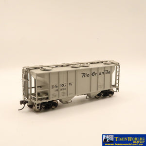 Npc-1157 Used Goods Atlas Ps2 Covered Hopper Rio Grande #18330 Ho Scale Rolling Stock