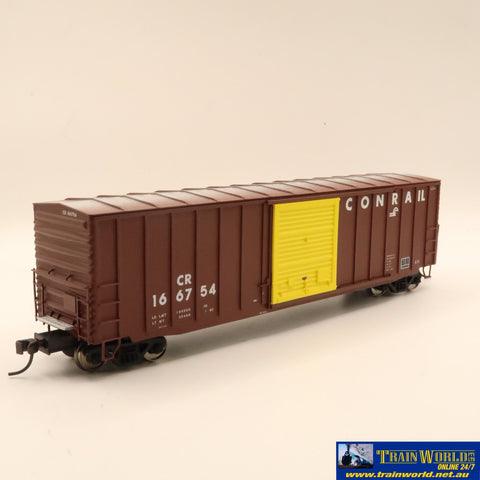 Npc-1166 Used Goods Atlas 50’ Boxcar Conrail #166754 Ho Scale Rolling Stock