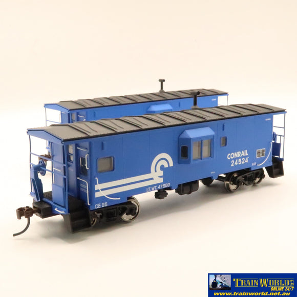 Npc-1185 Used Goods Walthers Bay Window Caboose Conrail #24545 24524 Twin Pack Ho Scale Rolling