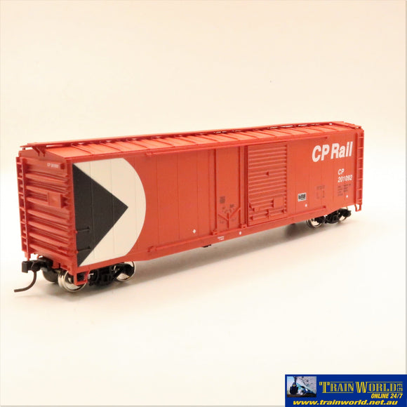 Npc-1190 Used Goods Accurail Rtr 50’ Boxcar Cp Rail #201092 Ho Scale Rolling Stock