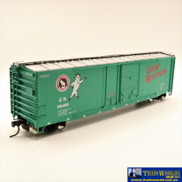 Npc-1196 Used Goods Accurail Rtr 50’ Boxcar Gn #36489 Ho Scale Rolling Stock