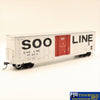 Npc-1207 Used Goods Fox Valley 50’ Boxcar Soo Line #17444 Ho Scale Rolling Stock