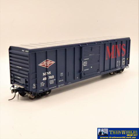 Npc-1221 Used Goods Exactrail 50’ Boxcar Mns #49763 Ho Scale Rolling Stock