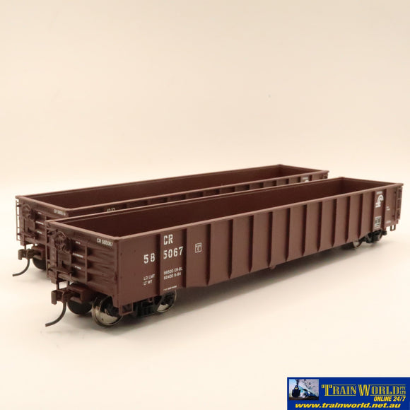 Npc-1237 Used Goods Walthers 53Ft Gondola Conrail Twin Pack Ho Scale Rolling Stock