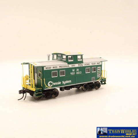 Npc-1254 Used Goods Proto 2000 Centre Cupola Caboose Chessie #901803 Ho Scale Rolling Stock