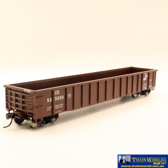 Npc-1271 Used Goods Walthers Mainline 53’ Smooth Side Gondola Conrail #585069 Ho Scale Rolling Stock