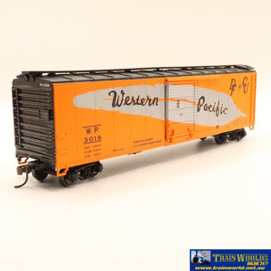 Npc-1282 Used Goods Athearn Rtr 50’ Boxcar Western Pacific #3019 Ho Scale Rolling Stock