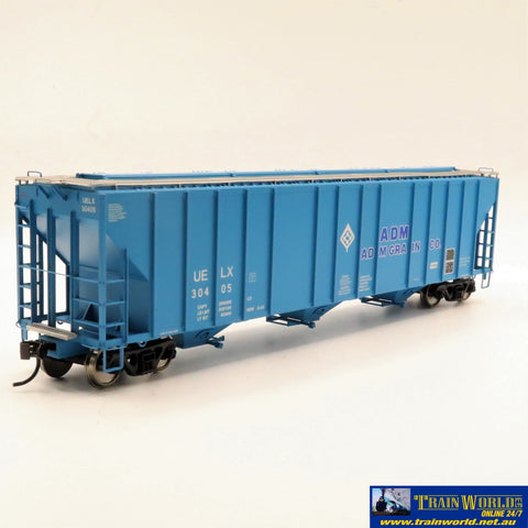 Npc-1287 Used Goods Walthers Evans 4780 3 Bay Covered Hopper Adm #30405 Ho Scale Rolling Stock