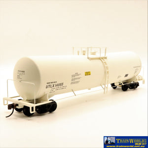 Npc-1297 Used Goods Walthers 23K Gal Tunnel Flow Tank Car Utlx #14855 Ho Scale Rolling Stock