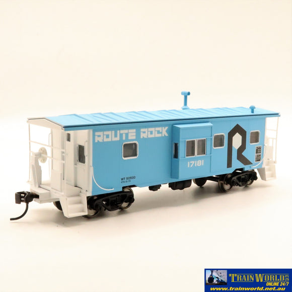 Npc-1301 Used Goods Walthers Bay Window Caboose Rock #17181 Ho Scale Rolling Stock