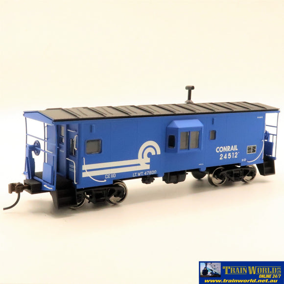 Npc-1305 Used Goods Walthers Bay Window Caboose Conrail #24512 Ho Scale Rolling Stock