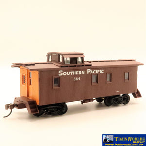 Npc-1306 Used Goods Walthers Wood Caboose Sp#864 Ho Scale Rolling Stock