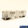 Npc-1308 Used Goods Walthers 2983 Ps-2 Covered Hopper Soo Line #70085 Ho Scale Rolling Stock
