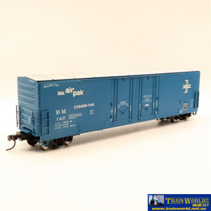 Npc-1324 Used Goods Atlas Evans 53’ Boxcar Boston & Maine #143 Ho Scale Rolling Stock