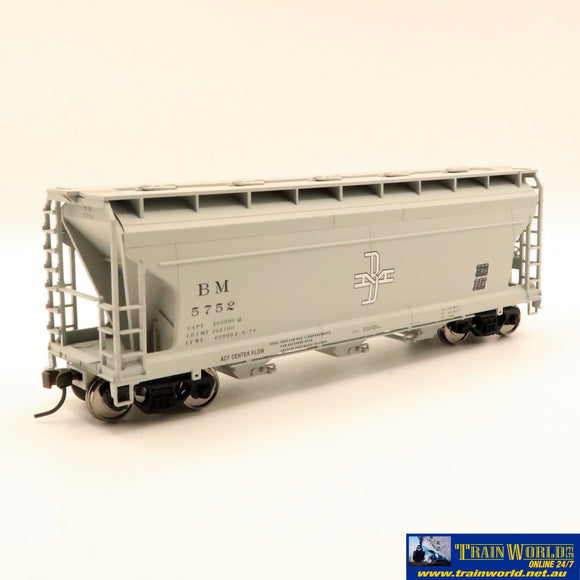 Npc-1325 Used Goods Atlas Acf 3560 Covered Hopper Boston & Maine #5752 Ho Scale Rolling Stock