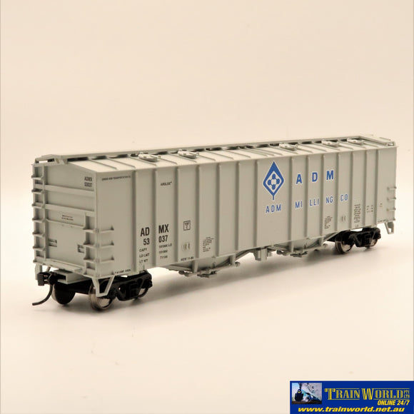 Npc-222 Used Goods Walthers Mainline 50’ 2 Bay Airslide Hopper Adm #53037 Ho Scale Rolling Stock