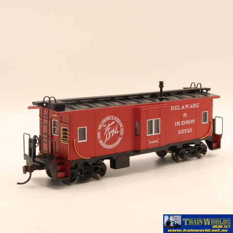 Npc-236 Used Goods Athearn Rtr Bay Window Caboose D&H #35721 Ho Scale Rolling Stock