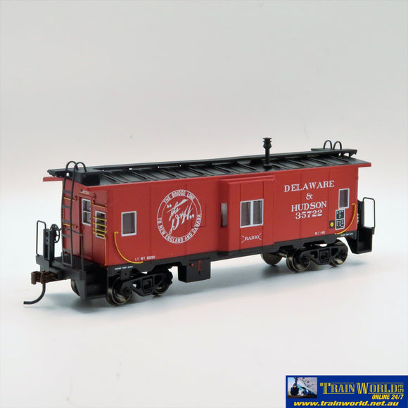 Npc-237 Used Goods Athearn Rtr Bay Window Caboose D&H #35722 Ho Scale Rolling Stock