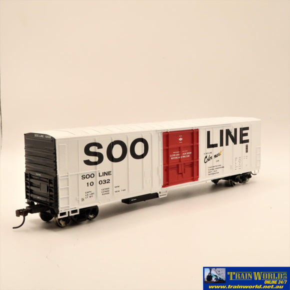 Npc-276 Used Goods Athearn Rtr 50’ Boxcar Soo Line #10032 Ho Scale Rolling Stock